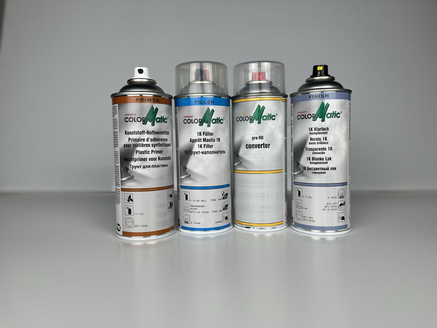 Kunststoff lackieren - Set