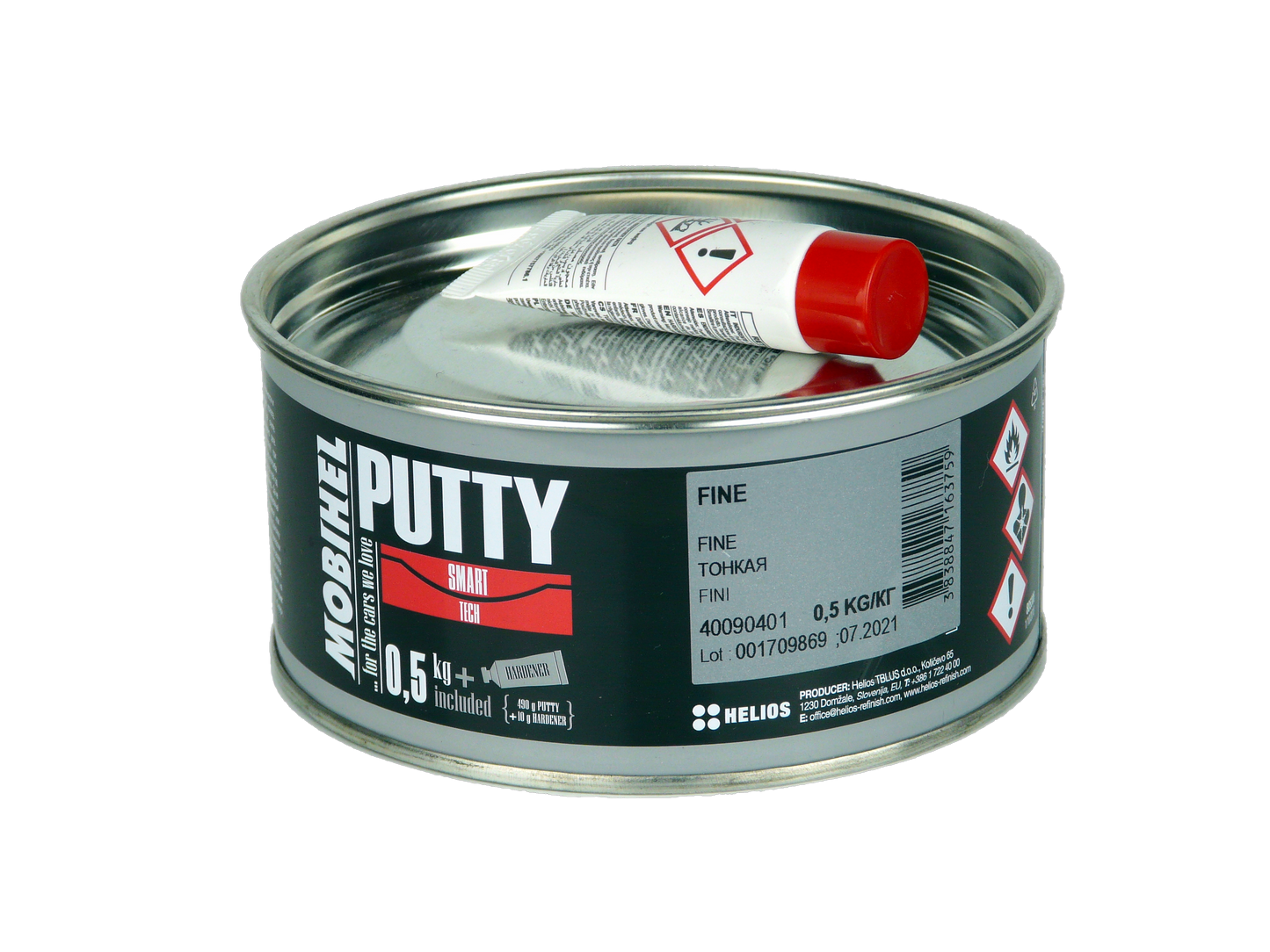 MOBIHEL Glaserfaser Spachtel